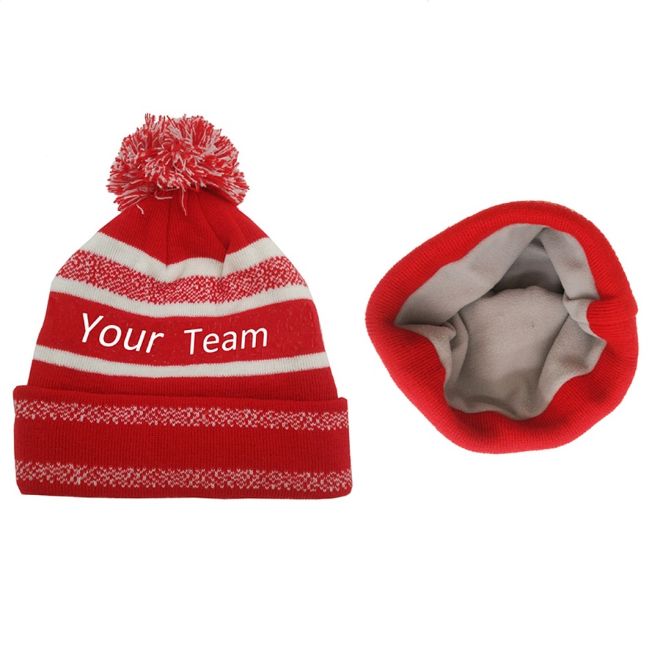 GL-AAD1005 Knit Pom Beanie with Cuff