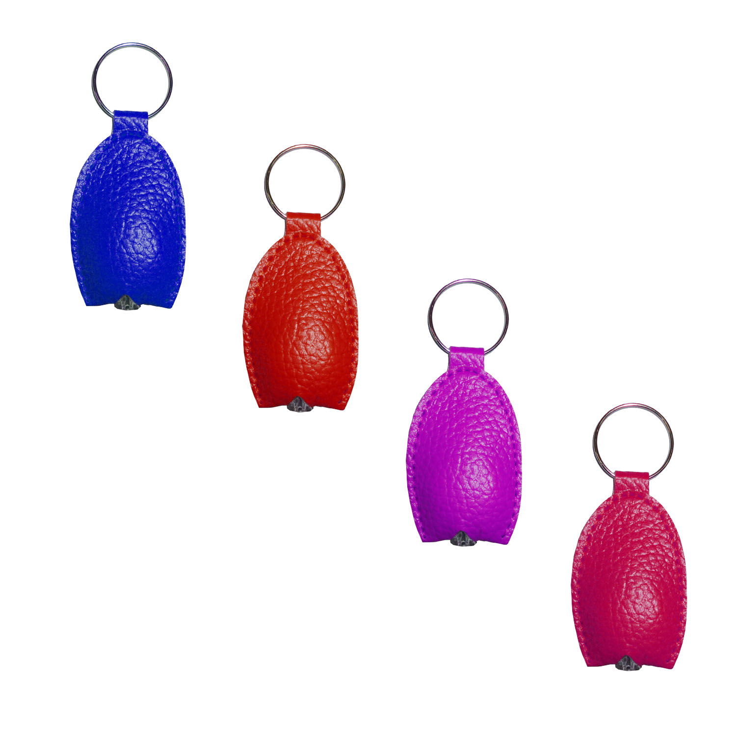 GL-AAJ1045 PU Leather Light Keychain 