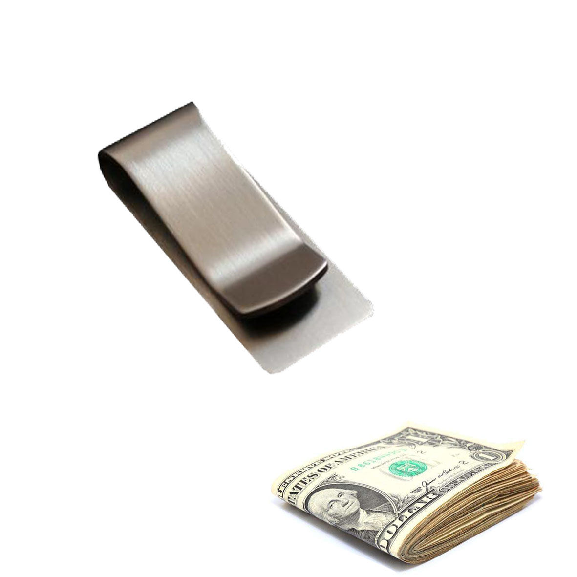 GL-AAA1147 Stainless Steel Cash Money Clip