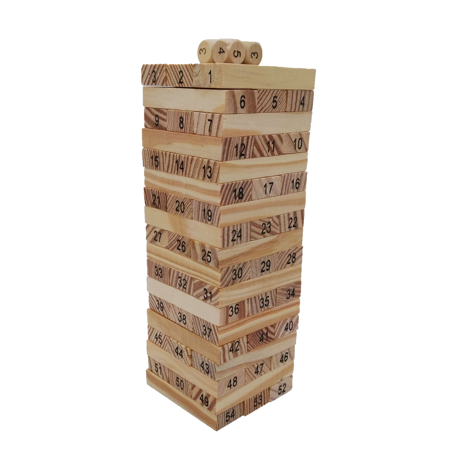 GL-AAA1849 54 PCS Wooden Stacking Block for Children Big Size