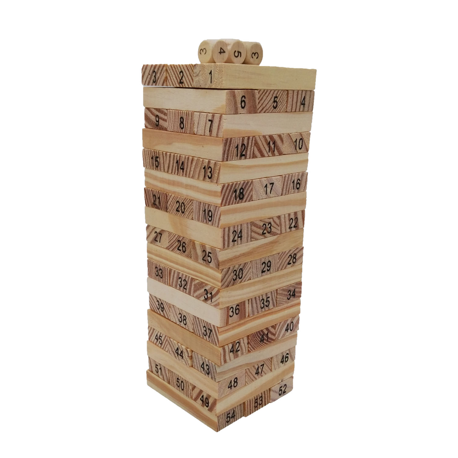 GL-AAA1849 54 PCS Wooden Stacking Block for Children Big Size