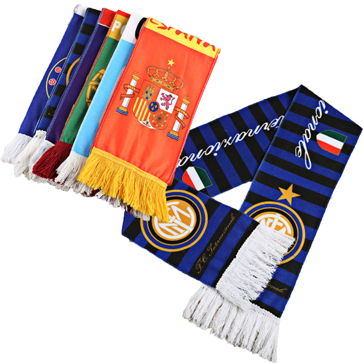 GL-AKL0026 Polyester Team Fan Scarf