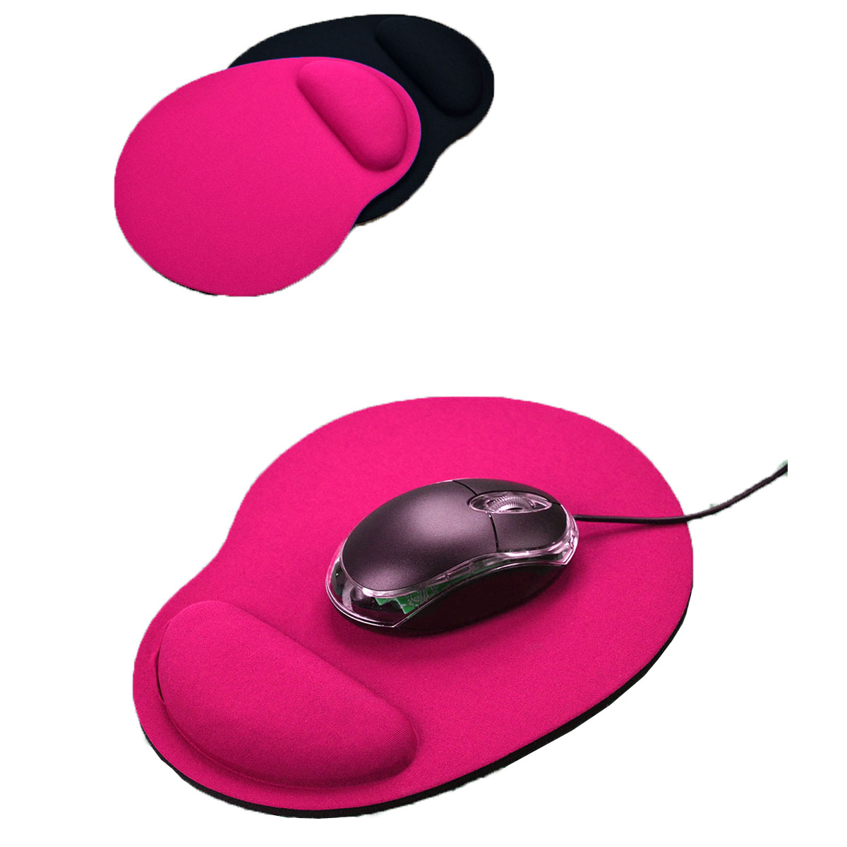 GL-AKL0027 Soft Mouse Pad with Raised Rest