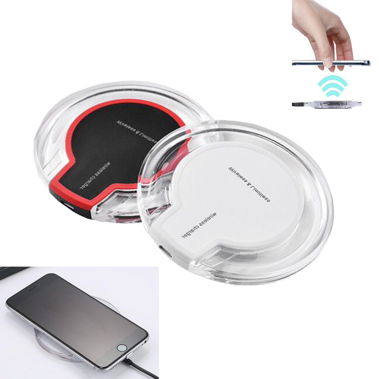 GL-AAA1312 Acrylic Wireless Charger Pad 5W