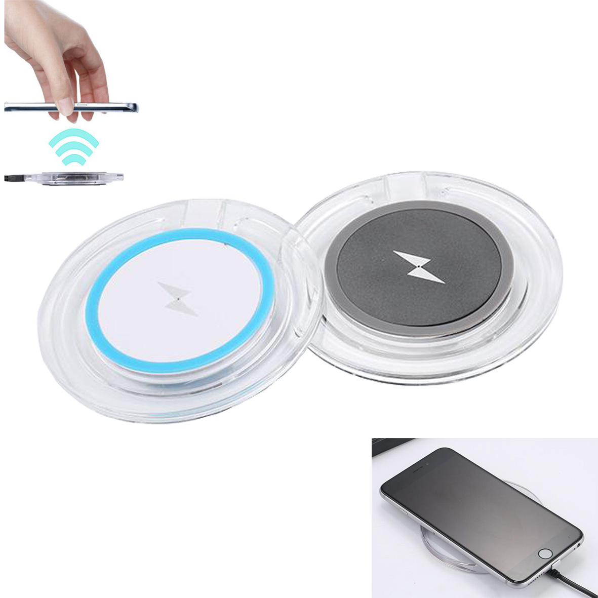 GL-AAA1313 Acrylic Wireless Charger Pad 5W