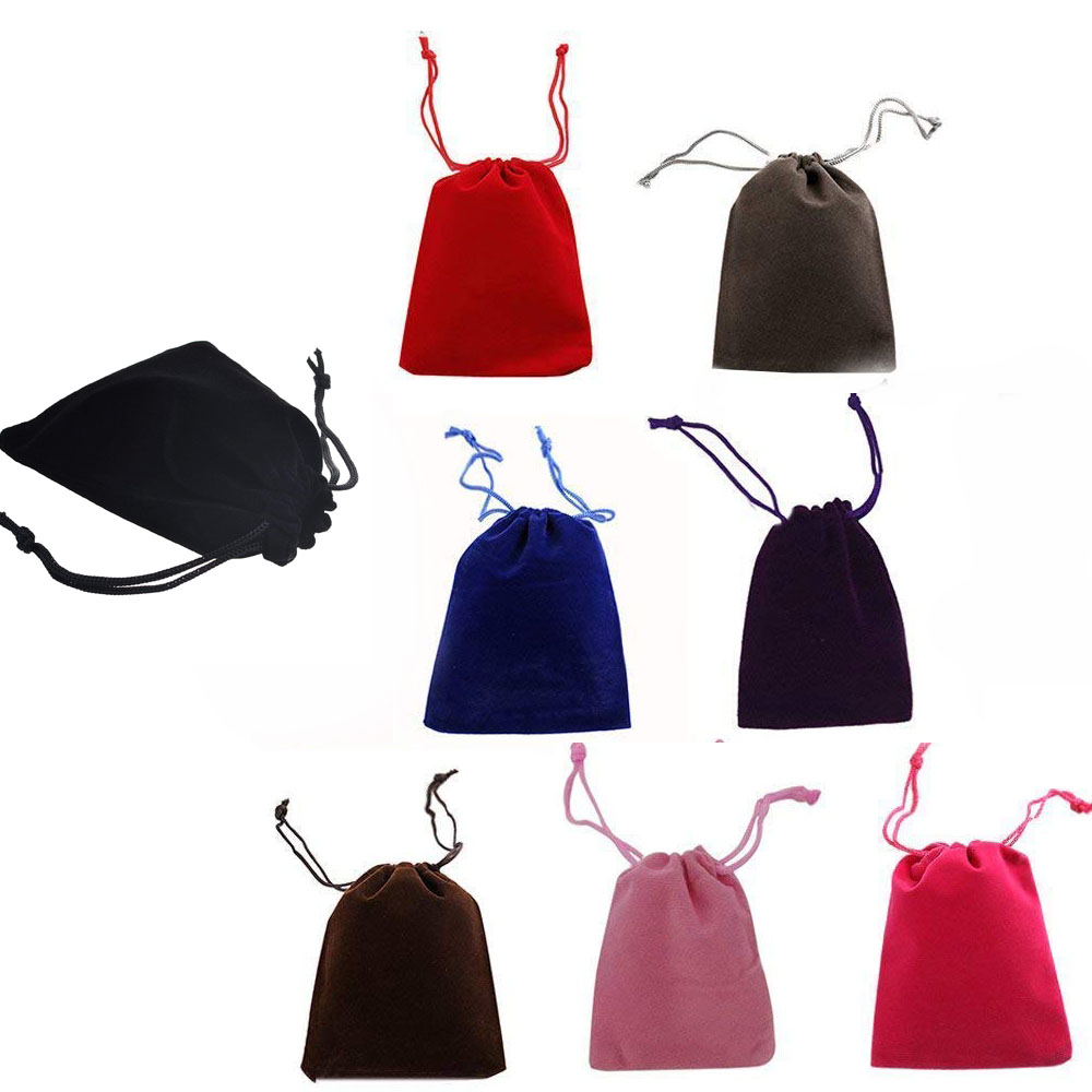 GL-AAJ1103 5inch Velvet Bag with Double Drawstring