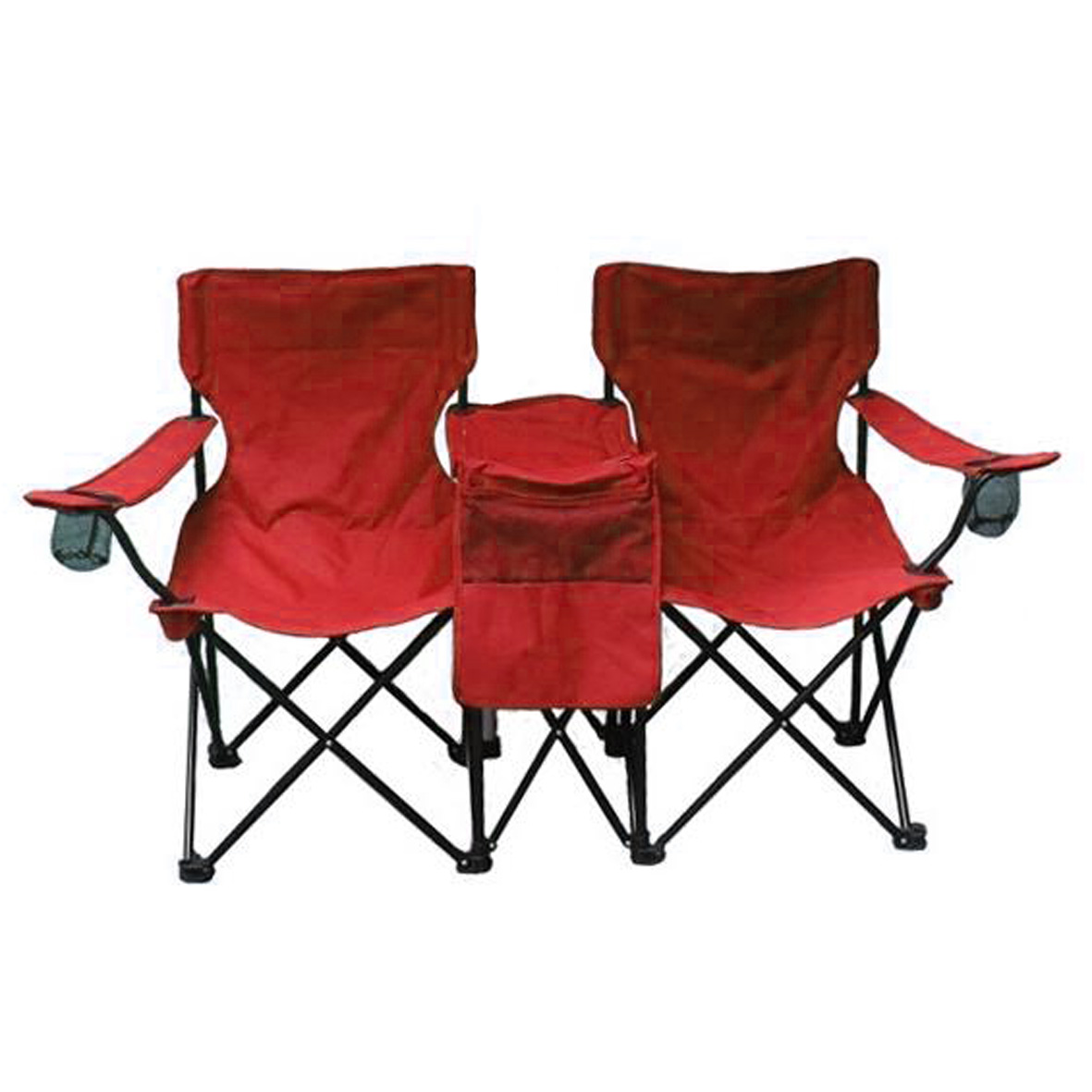 Gl Aaa1357 Folding Beach Chair For Two Person With Newspaper Pocket