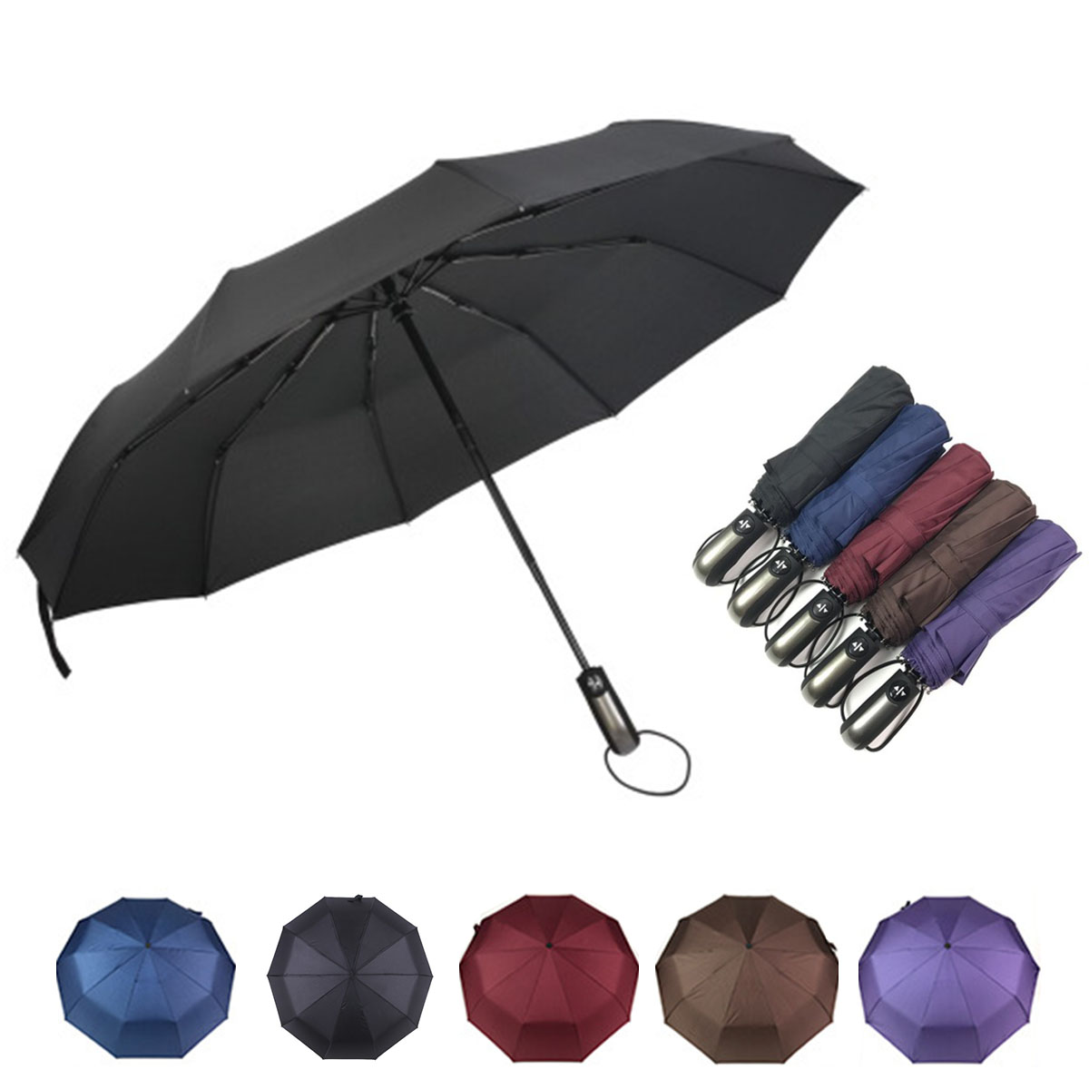 GL-AKL0038 46in Arc Fully Automatic Folding Umbrella