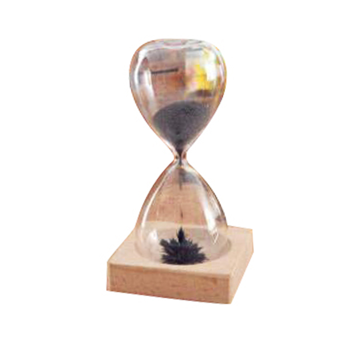 GL-JAH1004 Wood Plate Magnet Sand Timer