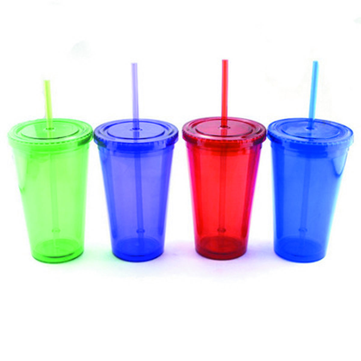 GL-AKL0044 16 oz Plastic Double Wall Gift Tumbler