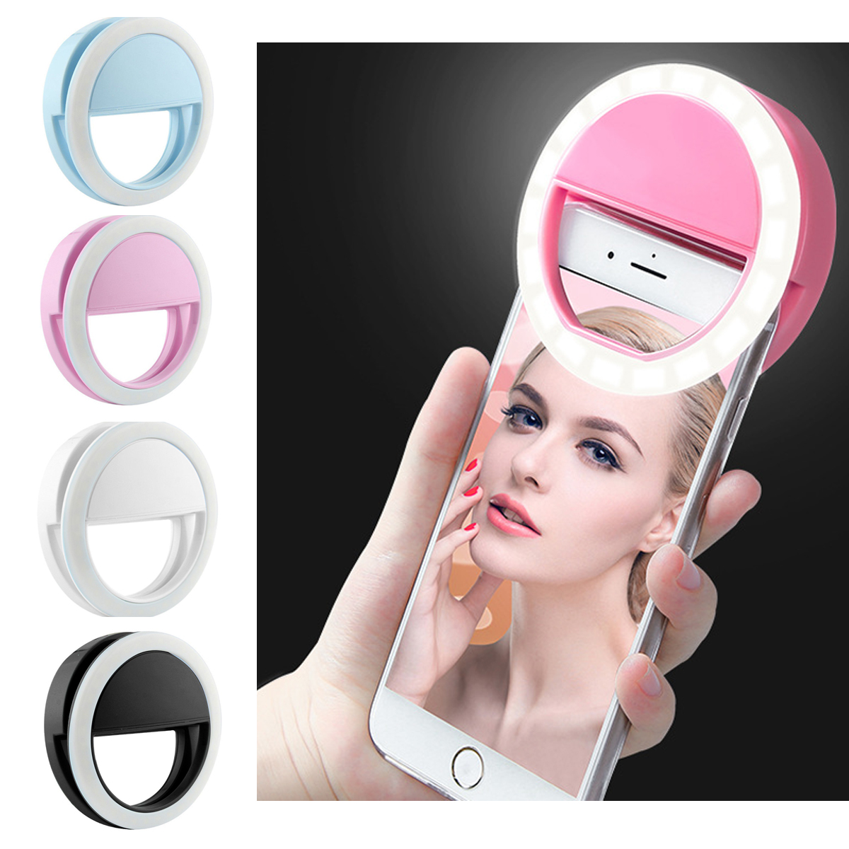 GL-AKL0053 36 LED Rechargeable Selfie LED Ring Light