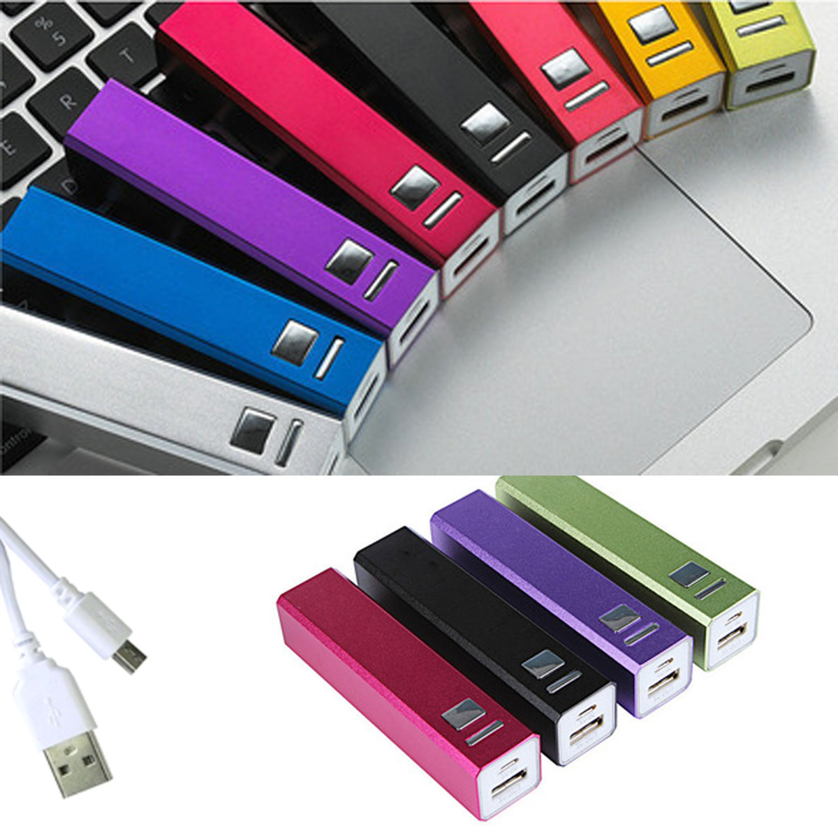 GL-AKL0061 Aluminum Power Bank 2600 mAH 