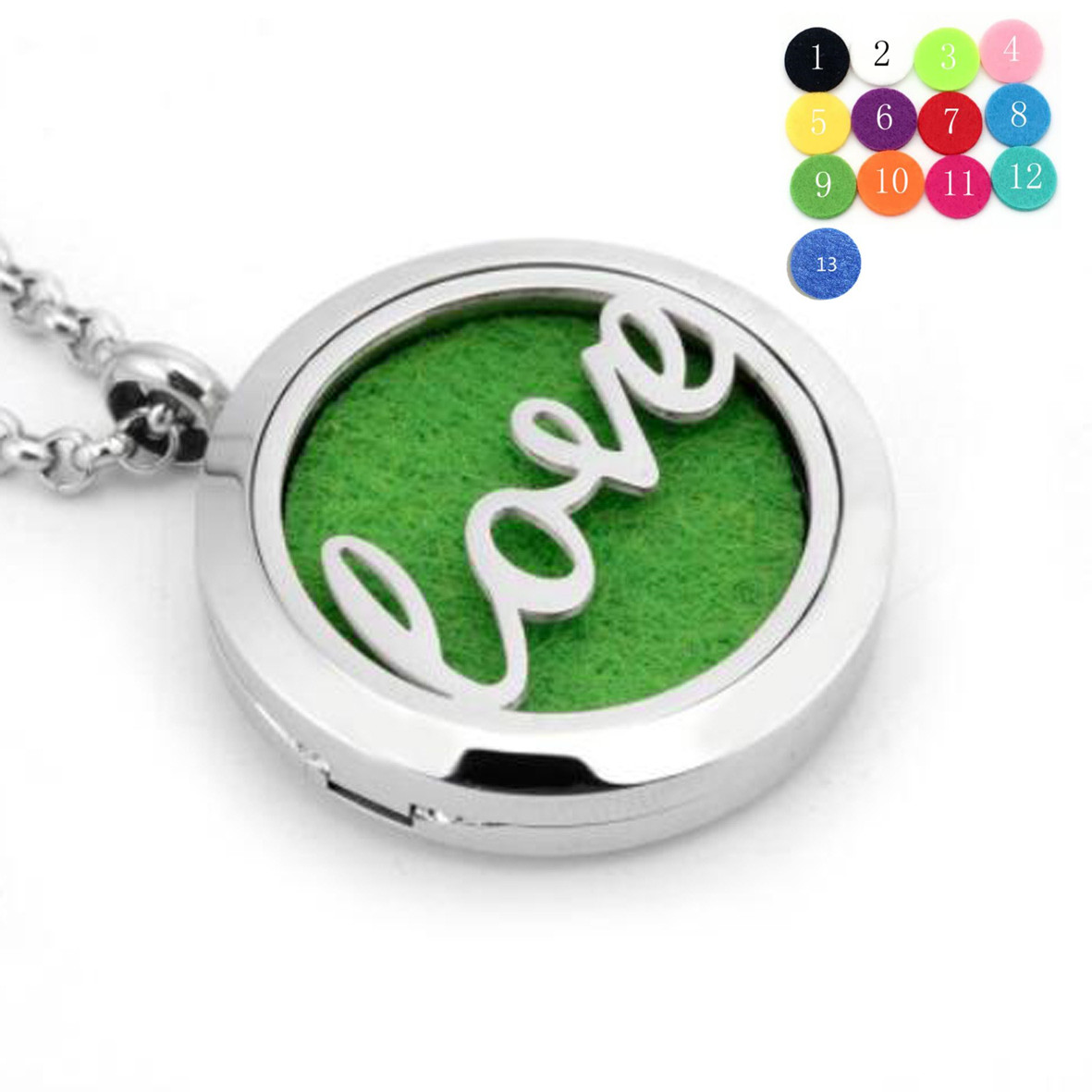 GL-ELY1077 Love Aromatherapy Necklace