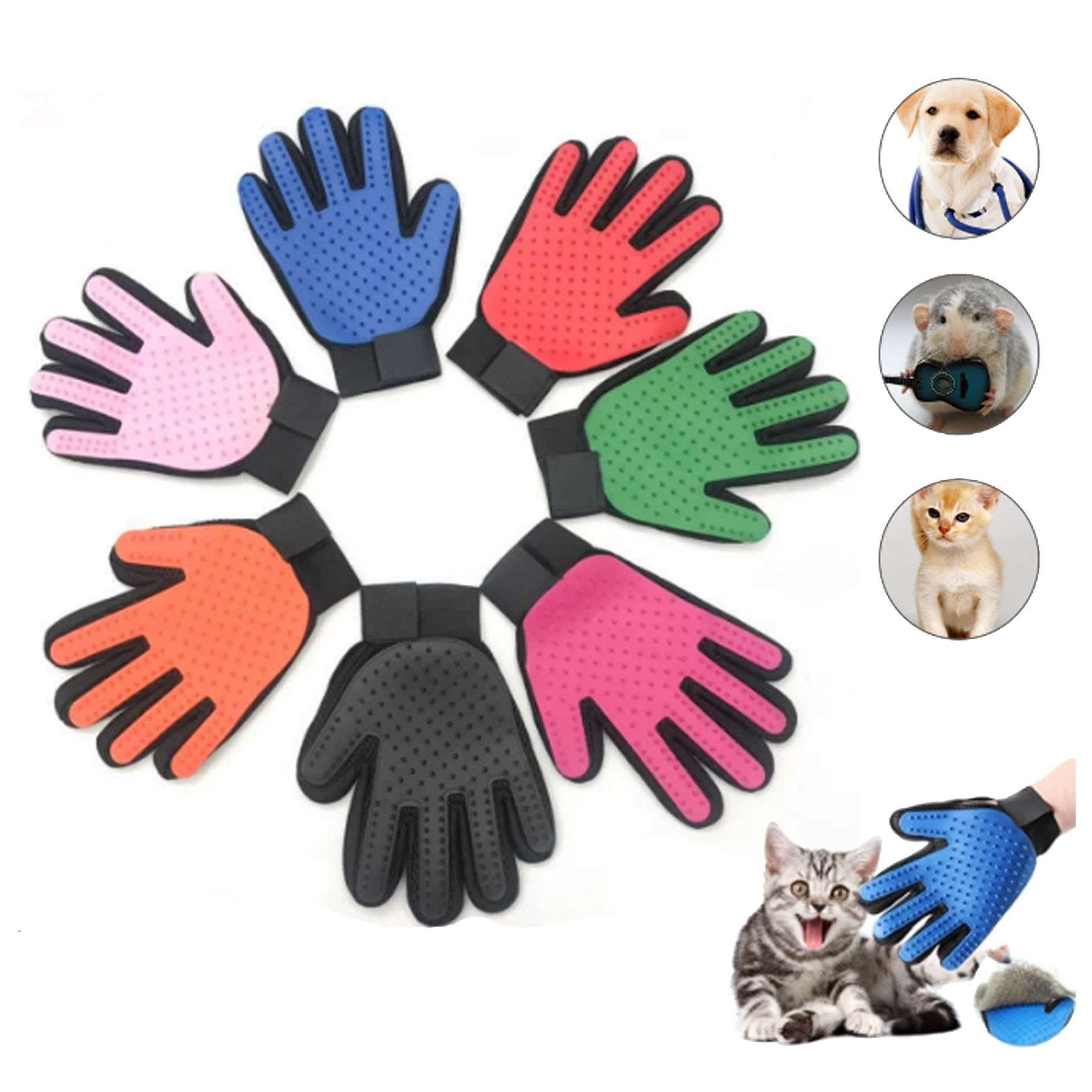 GL-JJJ1018 Pet Grooming Glove