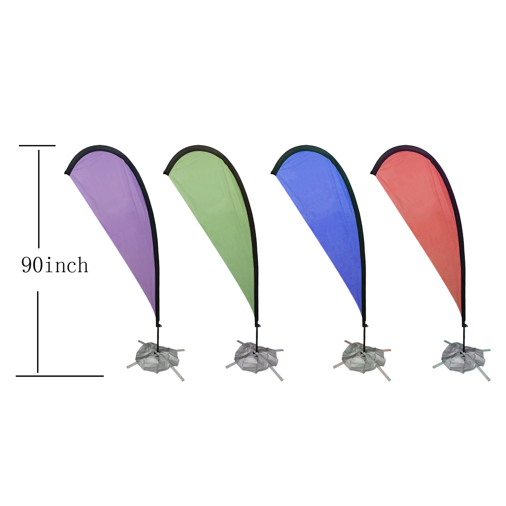 GL-AAA1453 90inch Feather Flag Kit