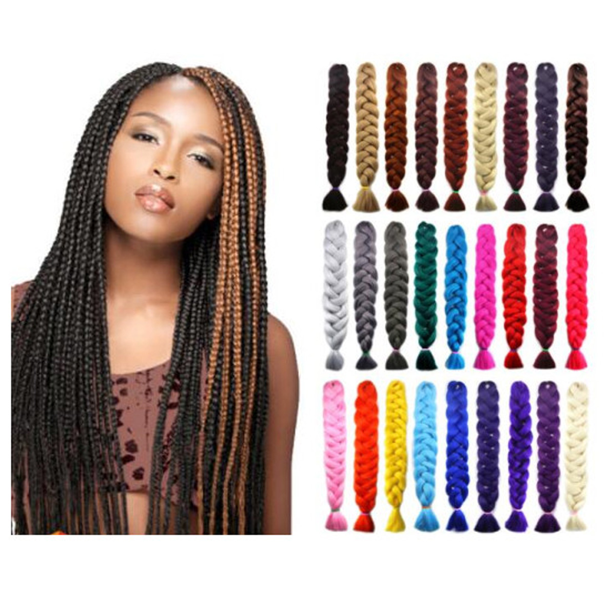 GL-ELY1161 41inch Jumbo Braid Hair