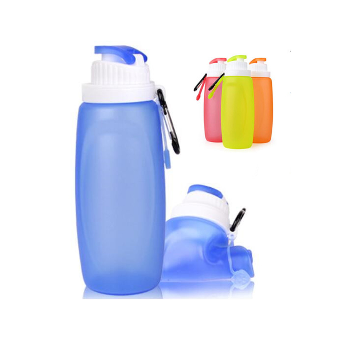 GL-ELY1176 10oz Foldable Silicone Water Bottle