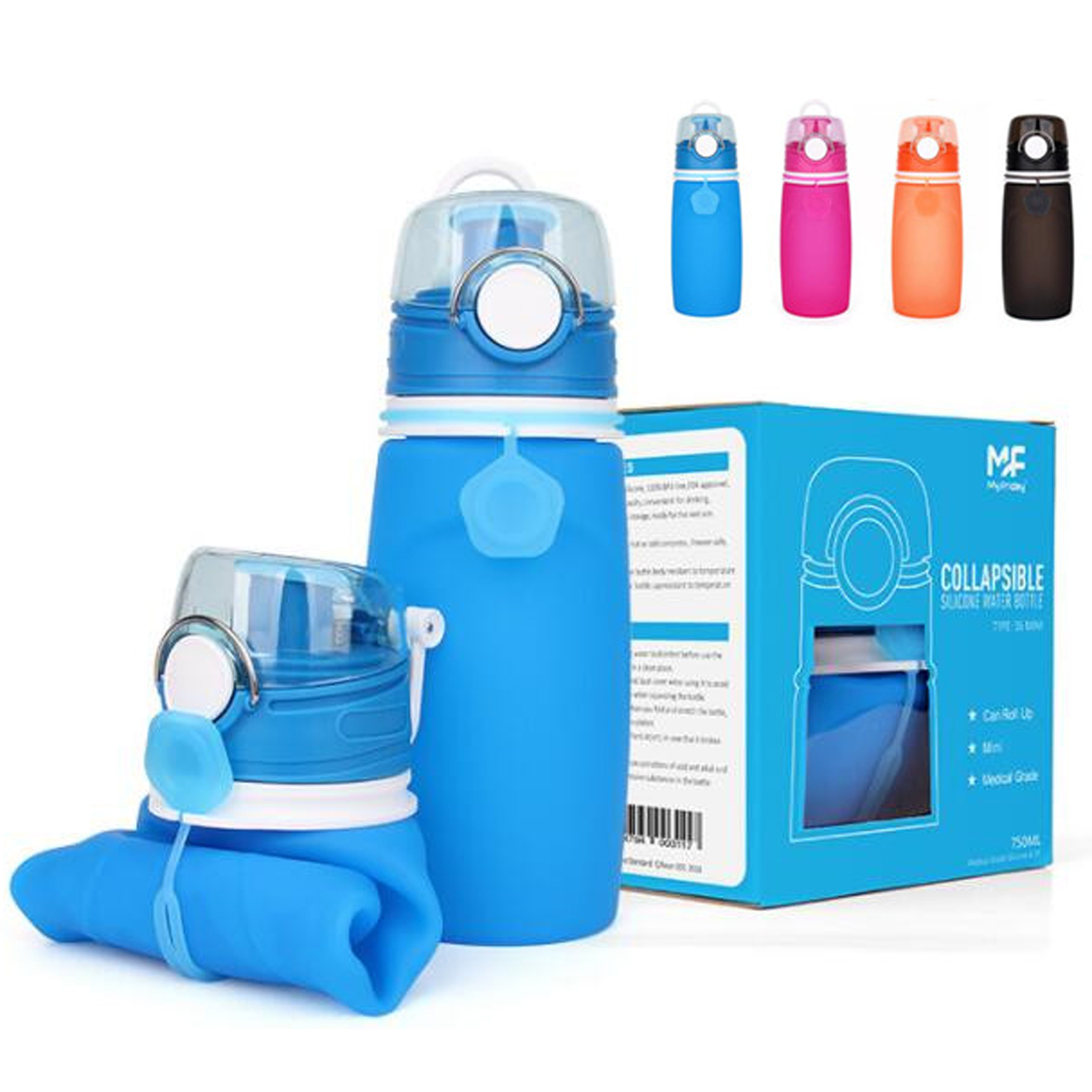 GL-ELY1179 18oz Foldable Water Bottle for Kids
