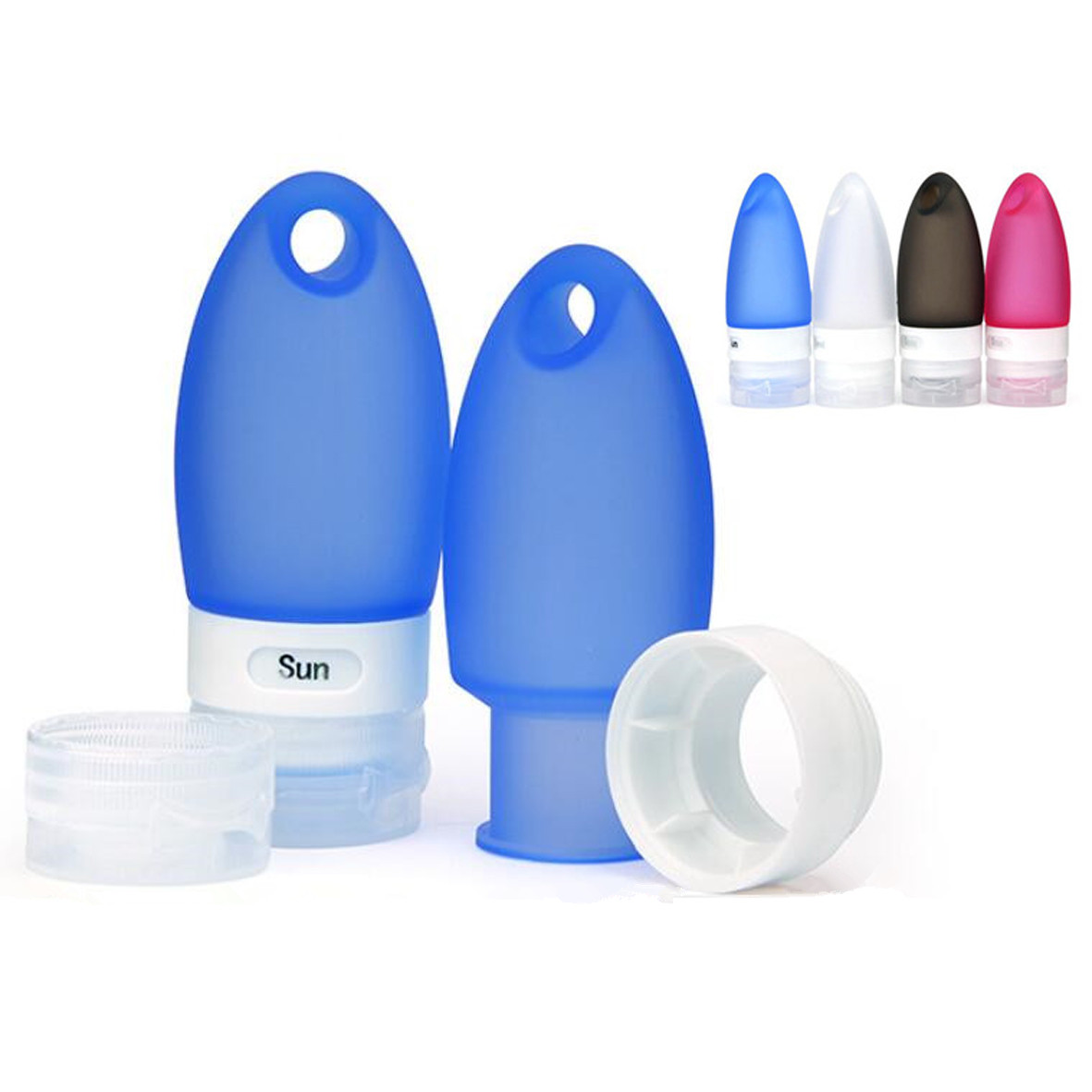 GL-ELY1199 37ml Silicone Travel Bottle Safety Leak-proof