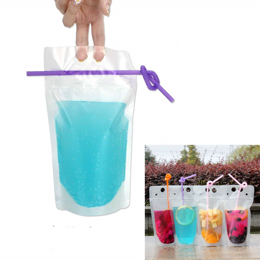 GL-AAJ1124 17oz Translucent Drink Pouch