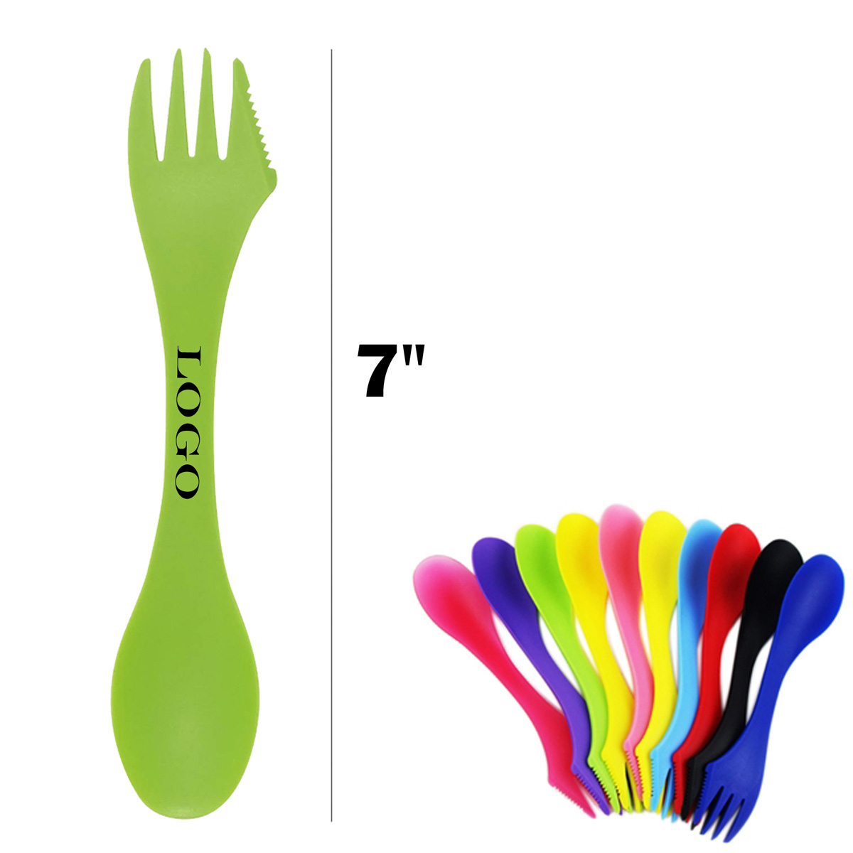 GL-CIY1006 Plastic Fork 3 in 1