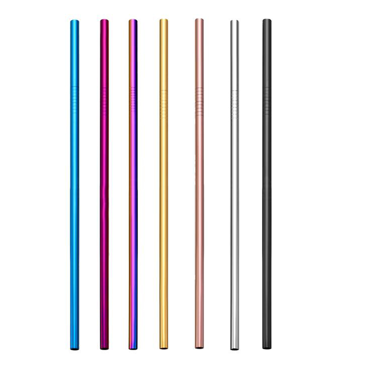 GL-ELY1239 Diameter 6mm Colored Stainless Steel Straw