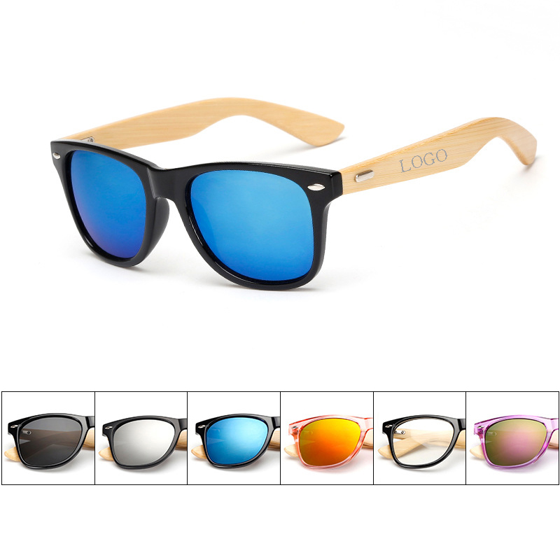 GL-BOH1006 Vintage Wood Sunglasses