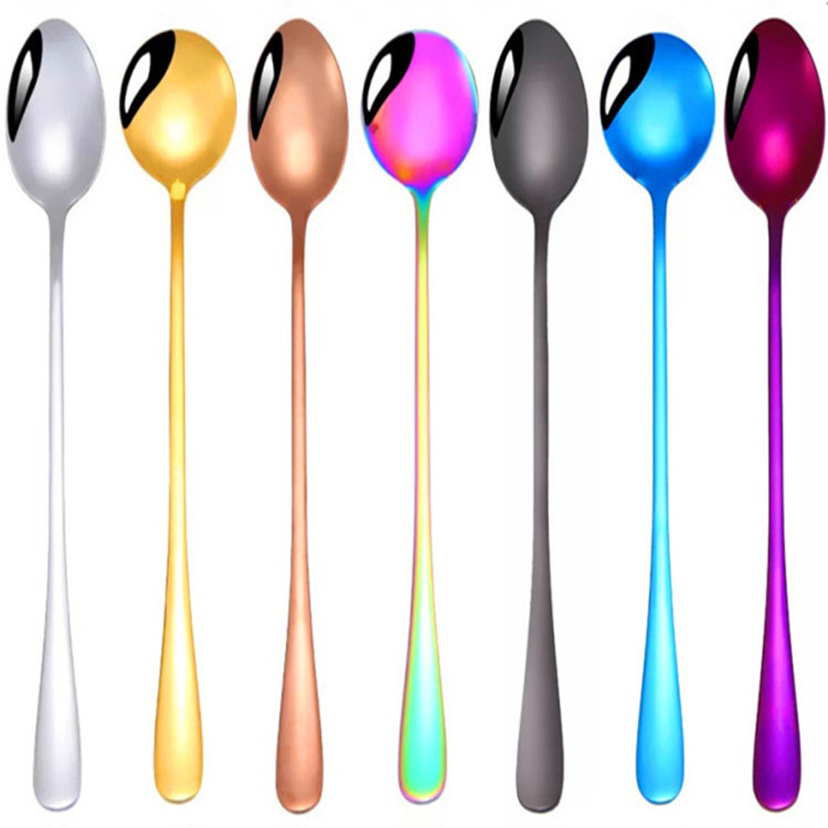 GL-MEZ1009 Long Handle Dessert Spoon