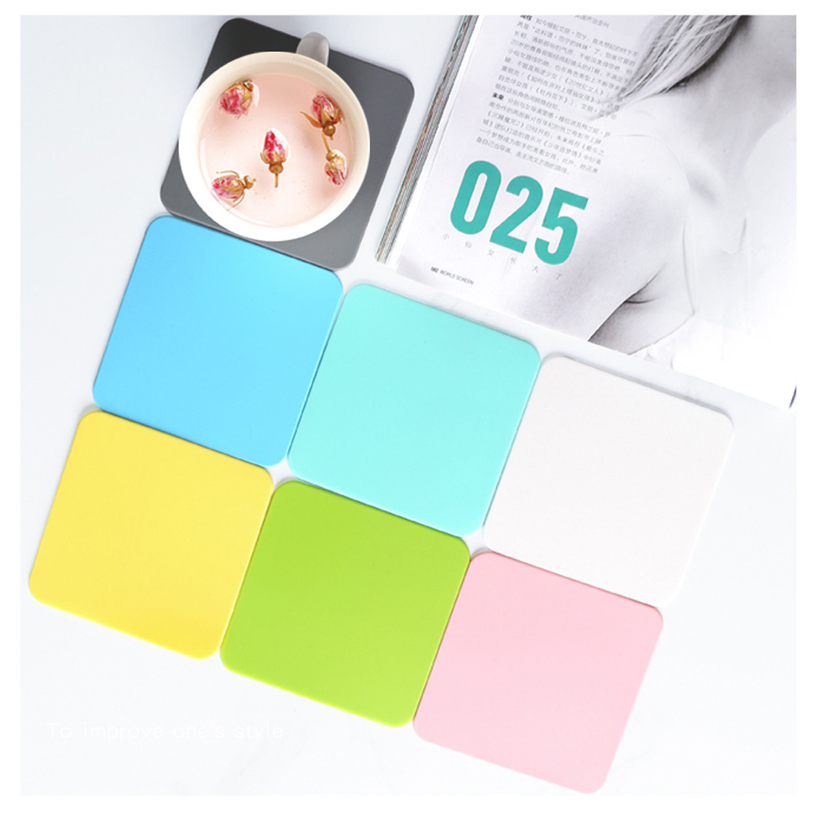 GL-AAJ1155 Square Silicone Coaster