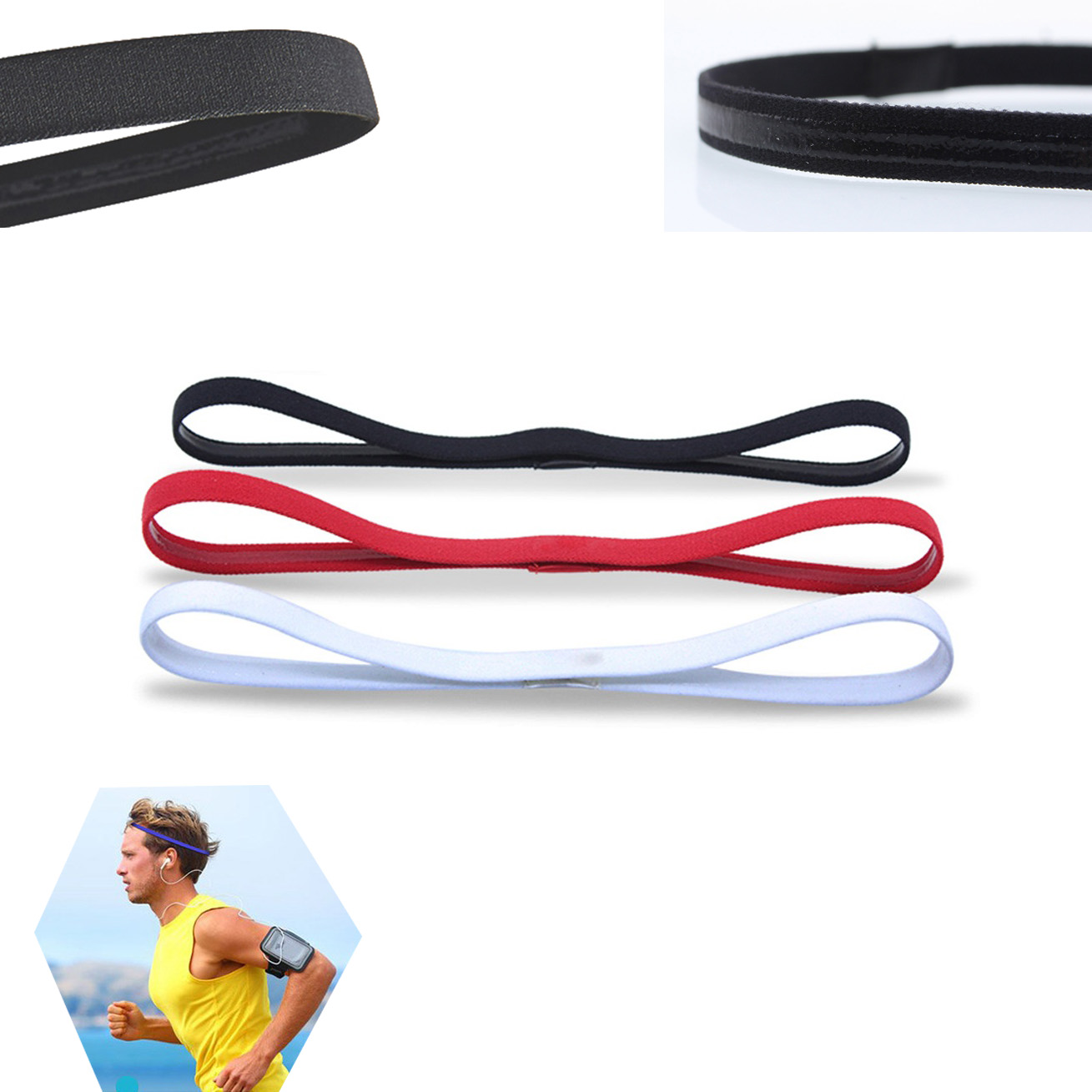 GL-AAJ1159 Non Slip Sport Headband