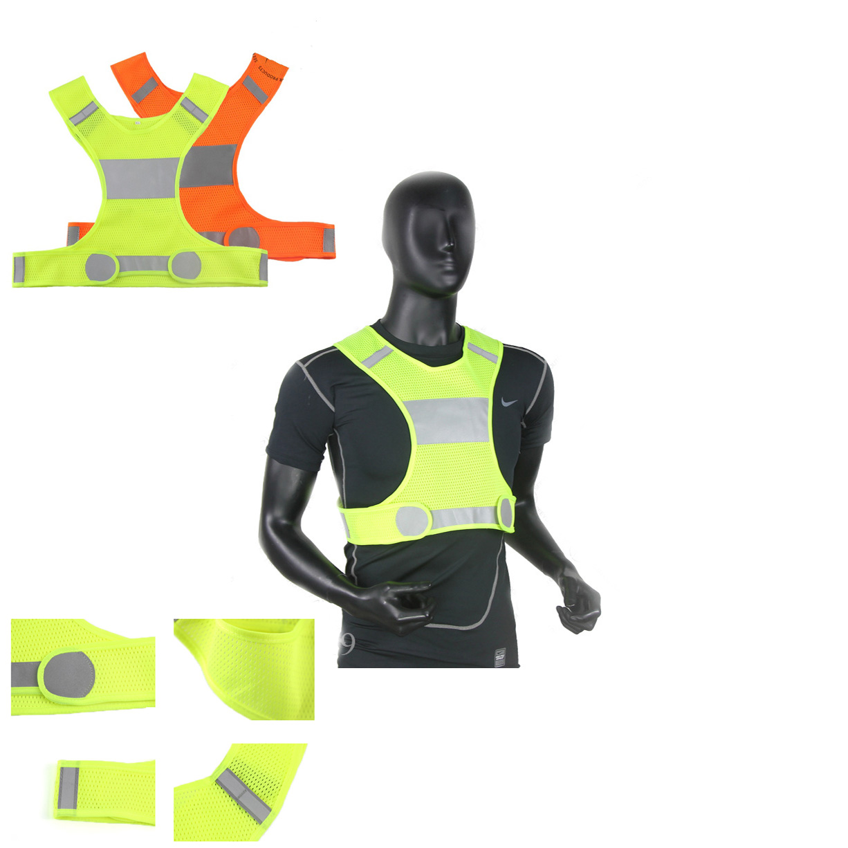 GL-AAJ1186 Reflective Running Vest