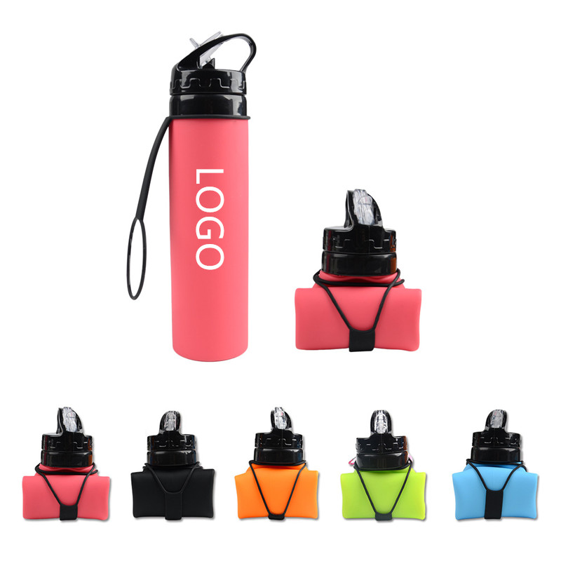 GL-KVL1091 Silicone Foldable Water Bottle