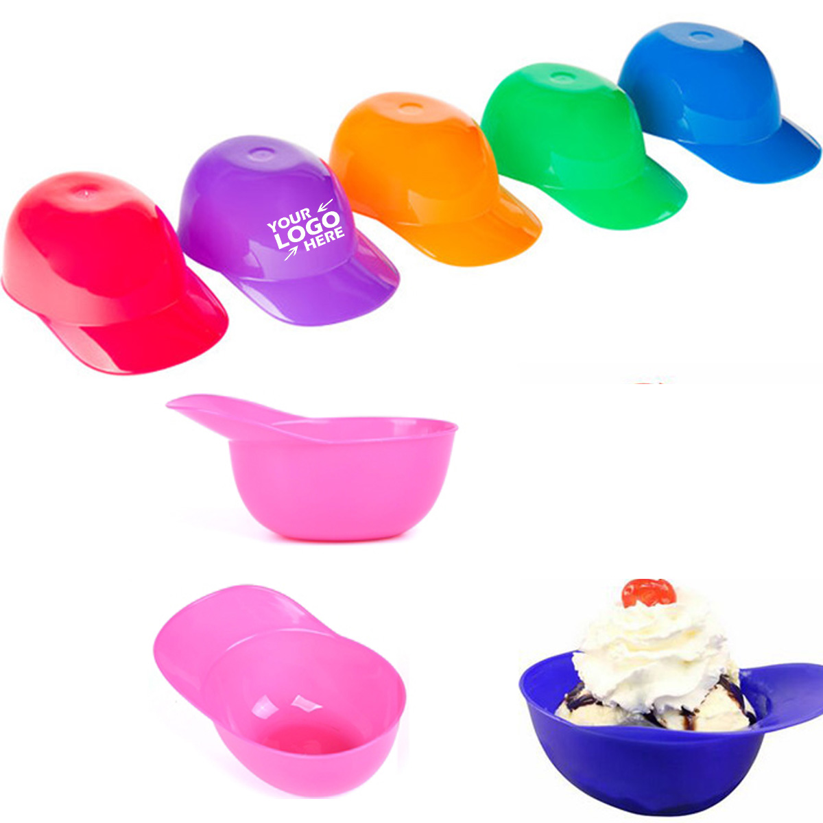 GL-EXT1015 Baseball Helmet Ice Cream Bowl