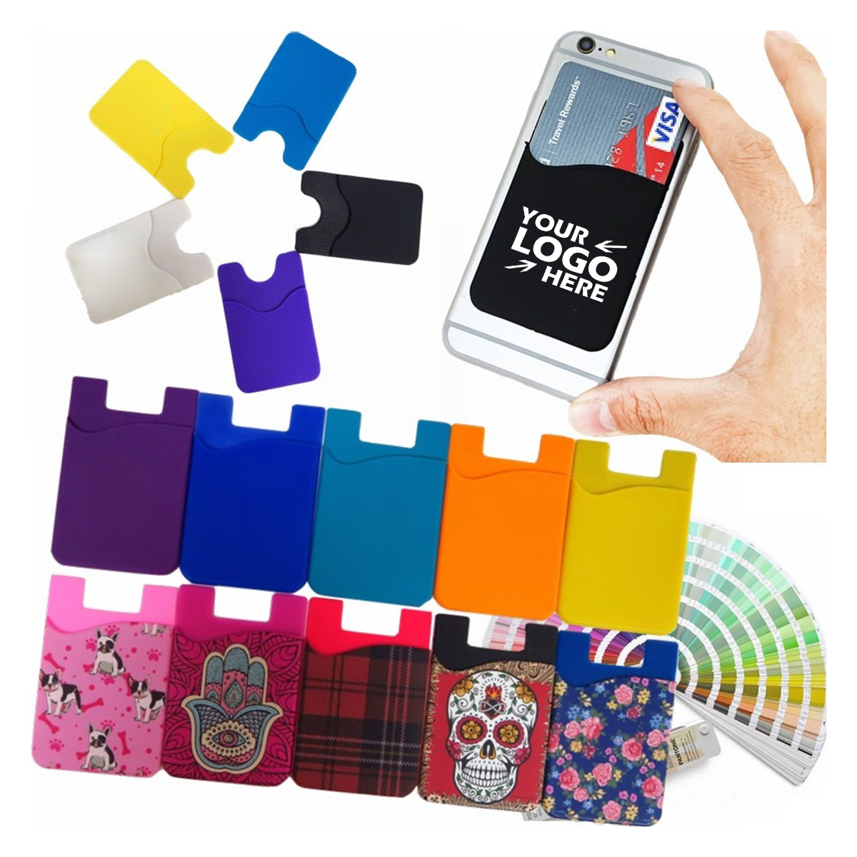 GL-SUH1001 Silicone Phone Wallet