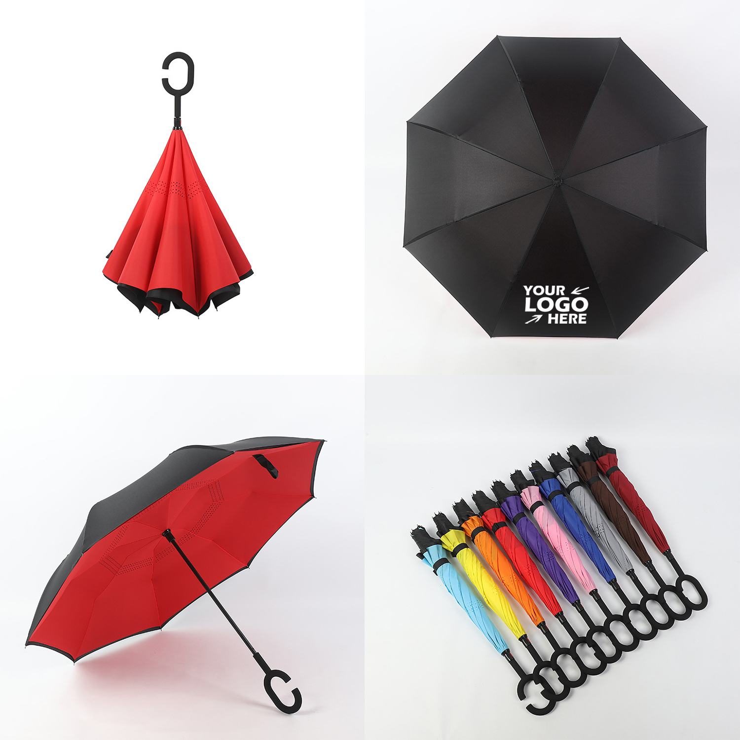 GL-SUH1002 47inch ARC Reverse Folding Umbrella