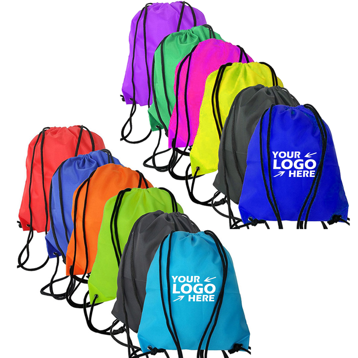 GL-SUH1011 Drawstring Backpack with Triangular Corners