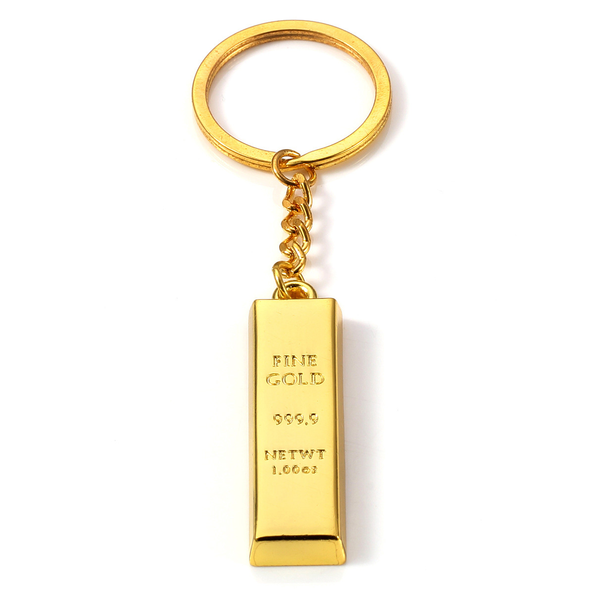 GL-MEZ1099 Positive Message Bar Pendant Keychain