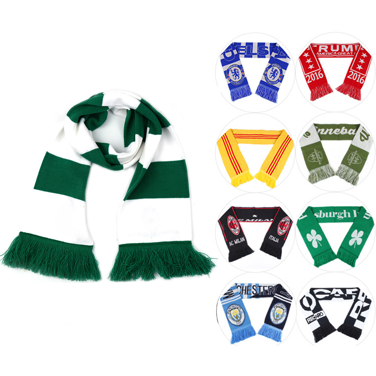 GL-SUH1029 Custom Knitted Fan Scarf