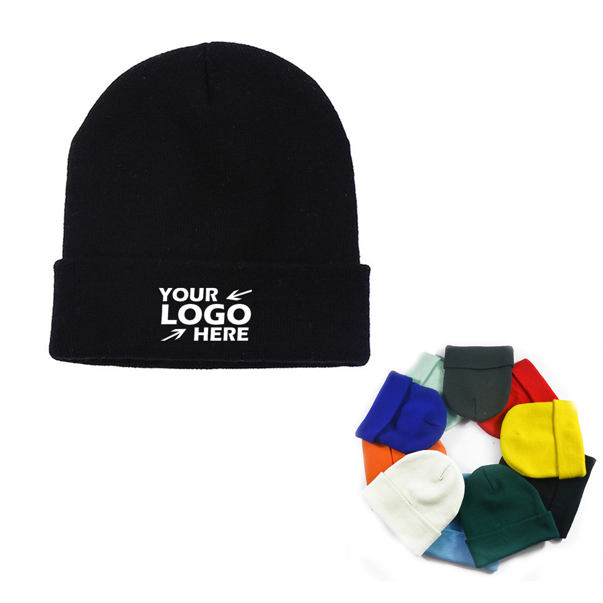 GL-SUH1030 Custom Knitted Acrylic Beanies