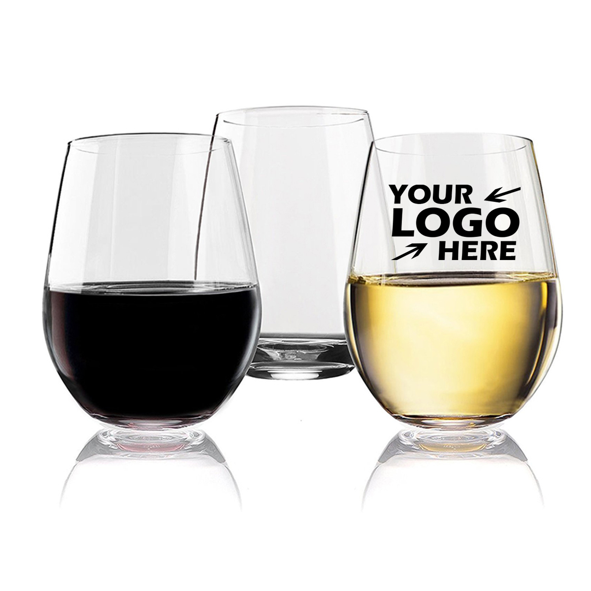 GL-SVH1044 12oz PET Stemless Plastic Wine Cup