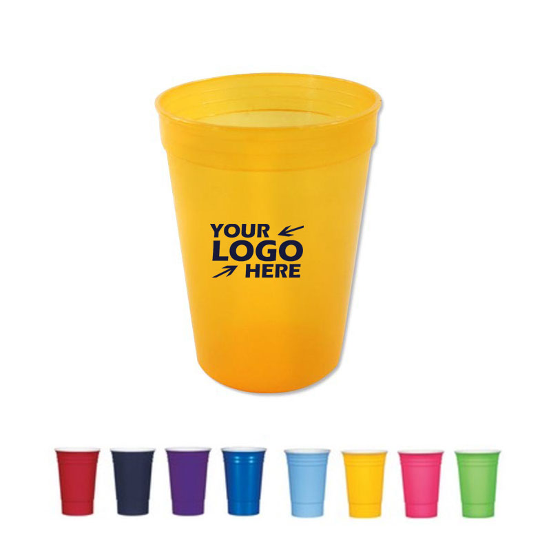 GL-SUH1047 16oz Plastic Reusable Stadium Cups